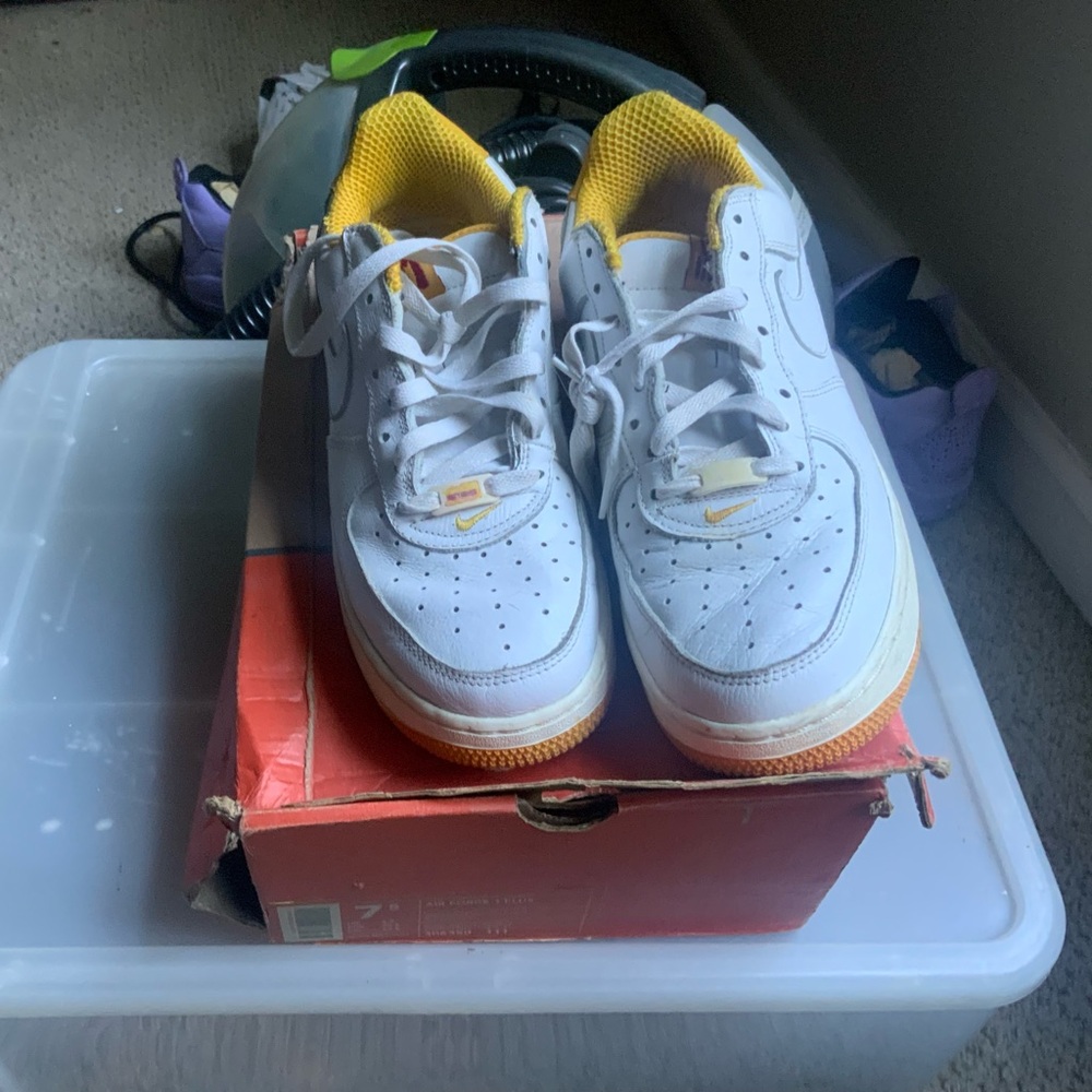Men's Nike Air Force 1 West Indies Yellow